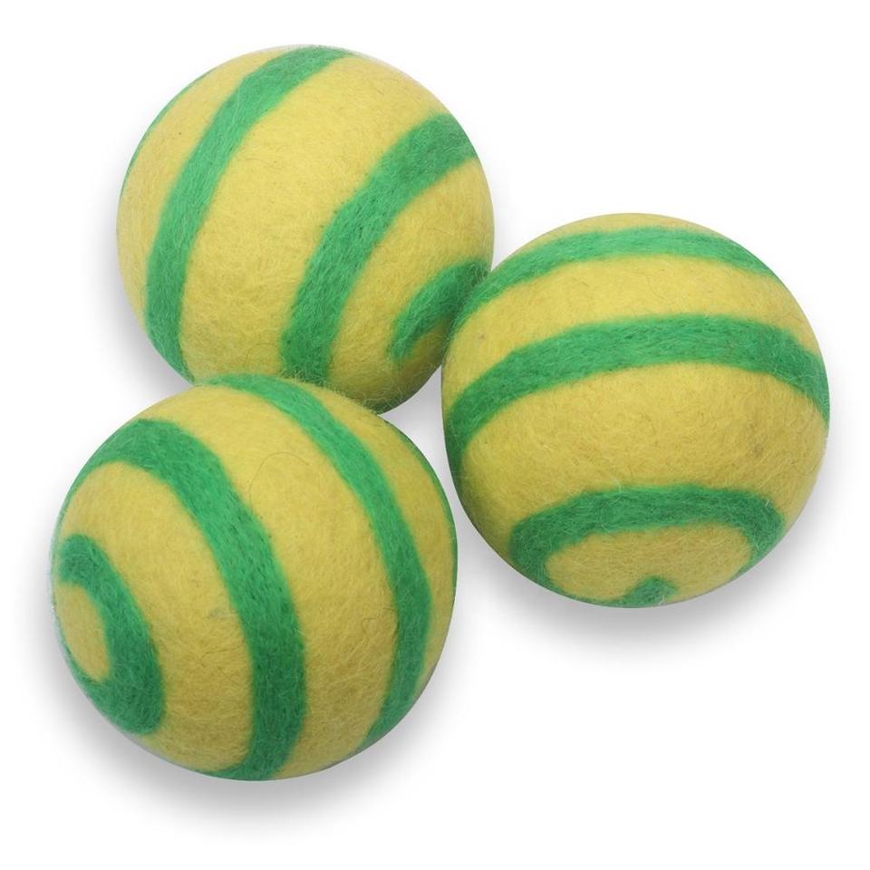 Swril felt balls