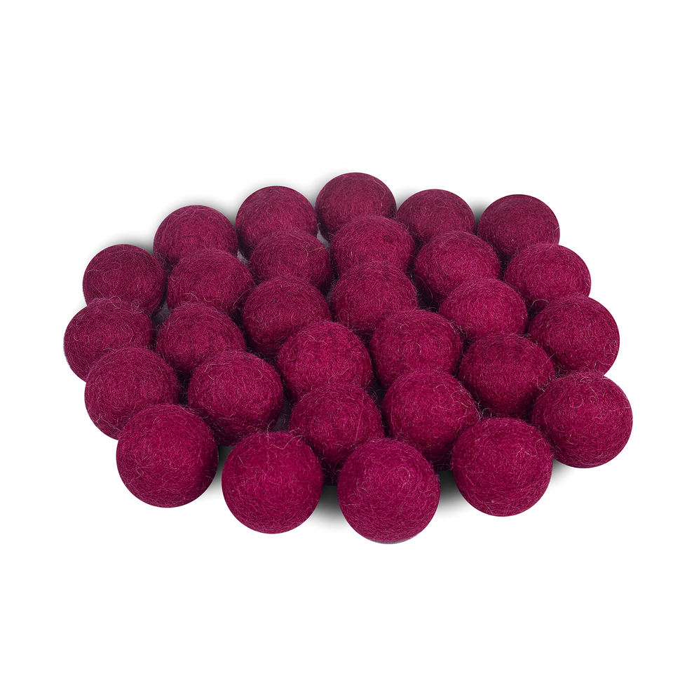 3cm felt balls